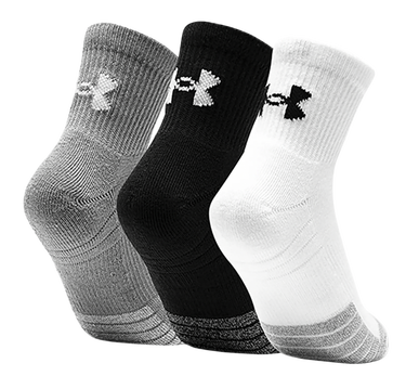 Čarape Under Armour Heatgear Quarter 3-Pack Socks Siva | 1353262-002, 1