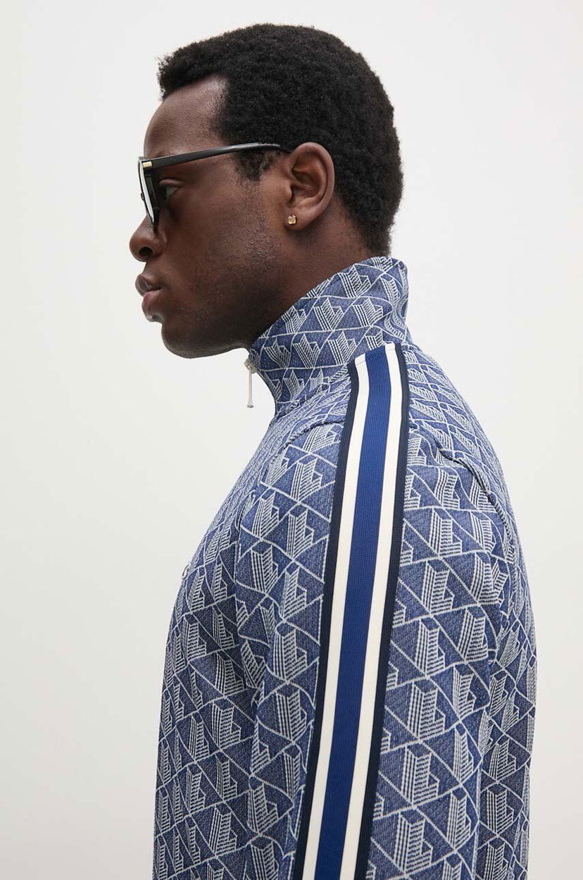 Dukserice Lacoste Patterned Sweatshirt Plava | SH1368