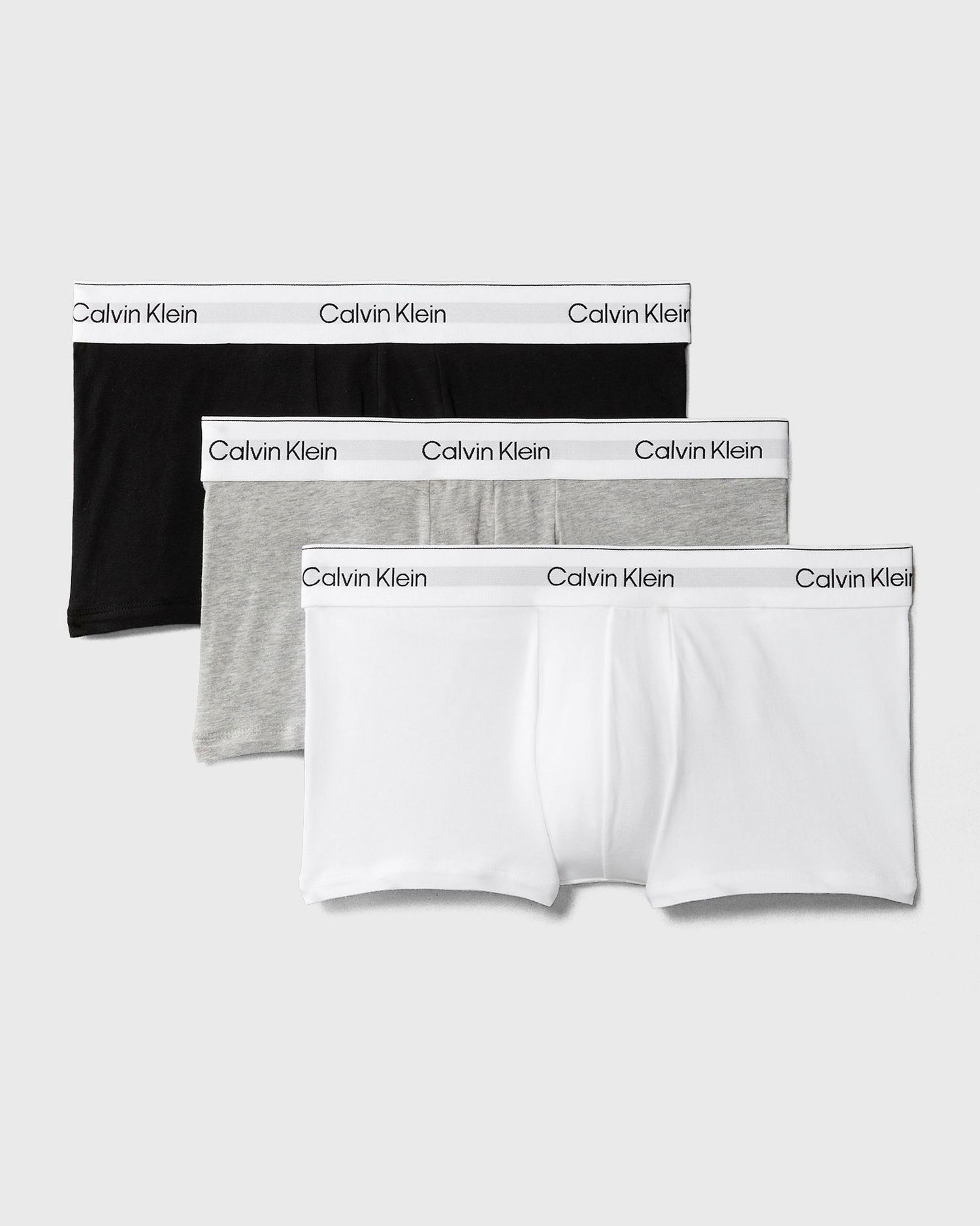 Bokserice CALVIN KLEIN Calvin Klein Low Rise Trunk Underwear 3-Pack Siva | LV00NB4389MP1, 0
