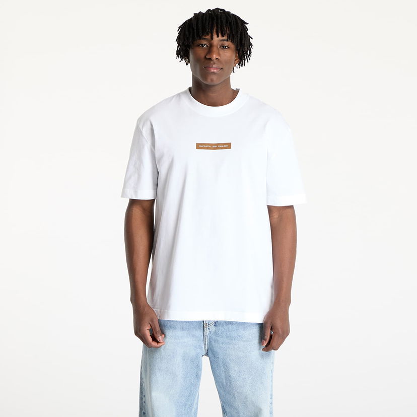 Majica kratkih rukava CALVIN KLEIN Calvin Klein Jeans NYC 2025 Tee Bijela | J30J327524 YAF