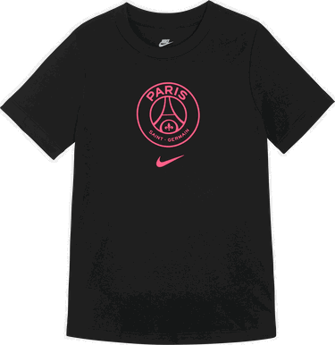 Majica kratkih rukava Nike Paris Saint-Germain FC Crest T-Shirt Crna | a33048-010, 0