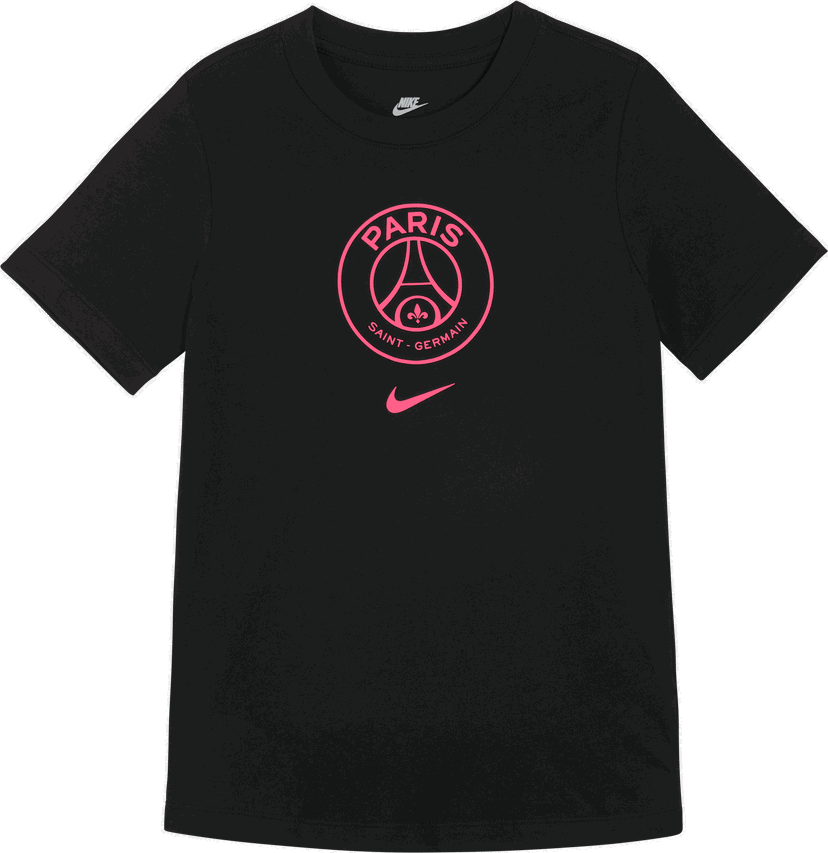 Majica kratkih rukava Nike Paris Saint-Germain FC Crest T-Shirt Crna | a33048-010