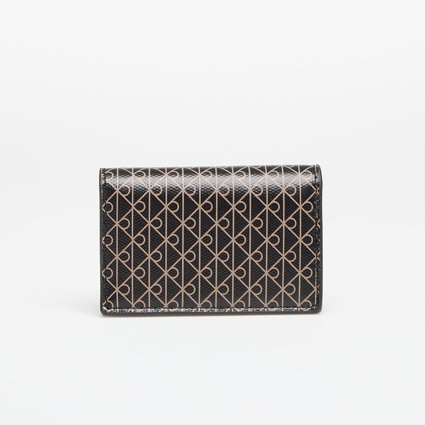 Novčanik CALVIN KLEIN Calvin Klein Emblem Aop Accordion Cardcase Wallet Crna | LV04F1083G 2XA