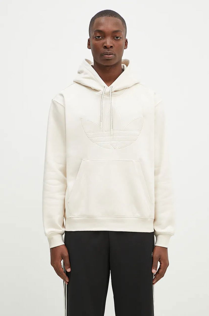 Dukserice adidas Originals Hooded Sweat Bež | JN5969