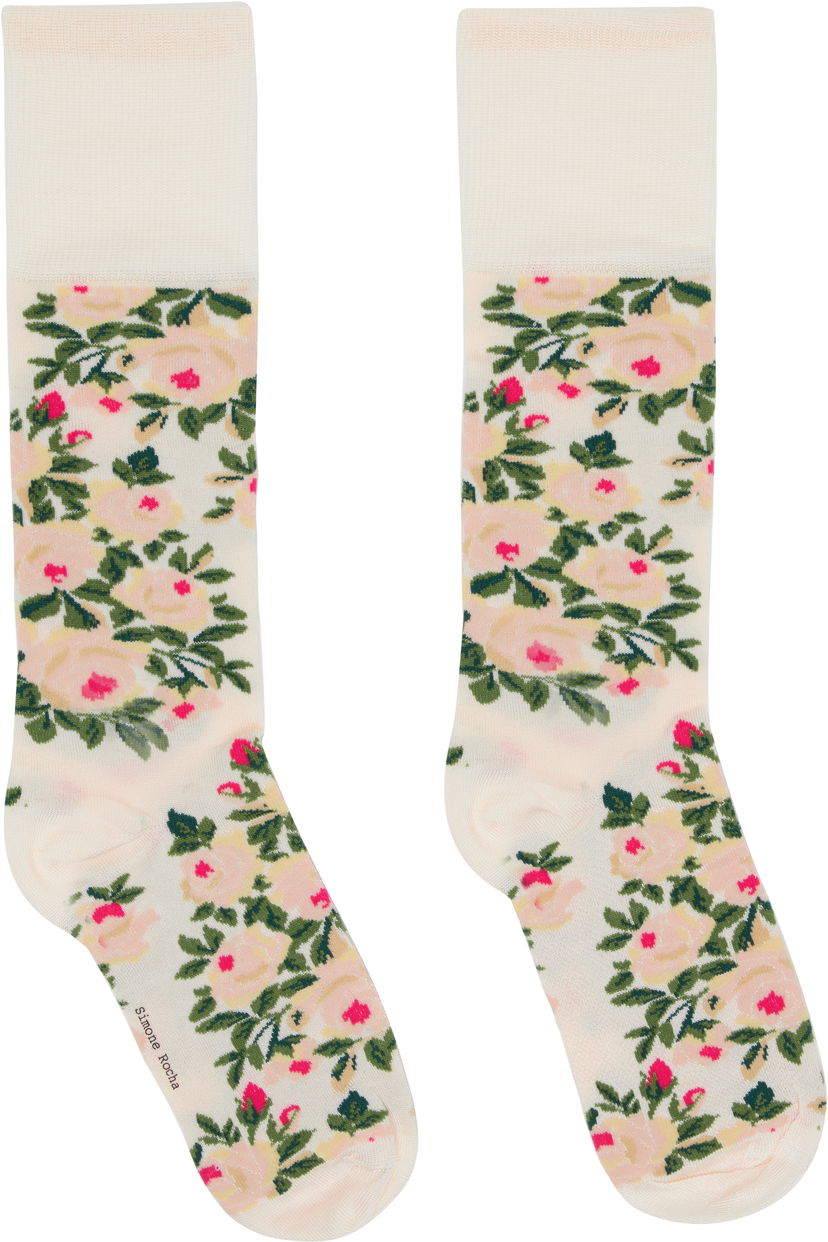 Čarape Simone Rocha Simone Rocha Rose Bouquet Jacquard Socks Višebojno | SOCK62 0635
