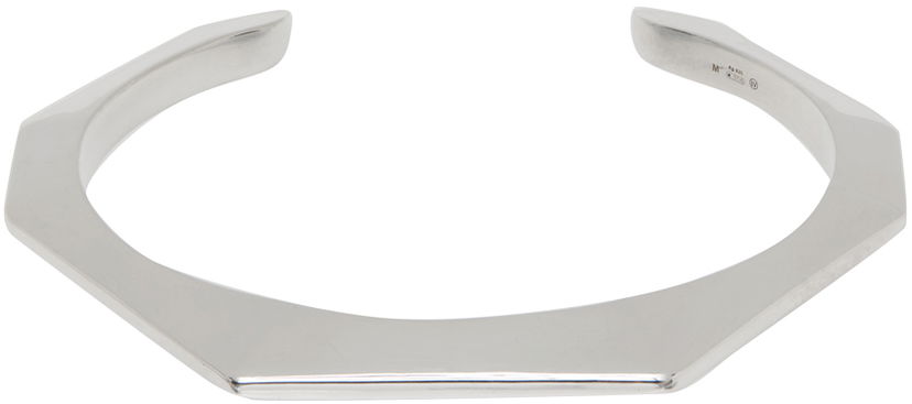 Narukvica Bottega Veneta Polygon Cuff Bracelet Metalik | 732342 V5070