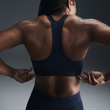 Grudnjak Nike Swoosh Sports Bra Tamnoplava | DX6821-478, 2