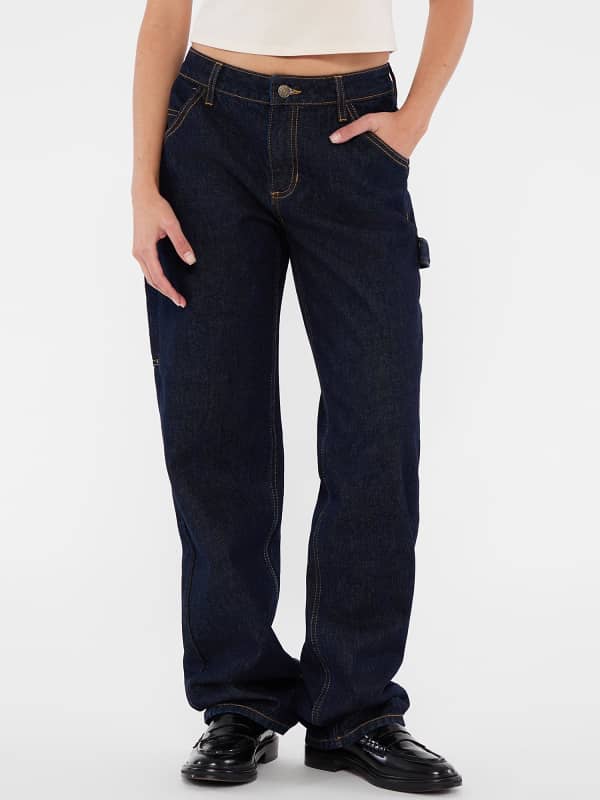 Jeans GUESS Zip Carpenter Jeans Plava | W5RG10D4XY0
