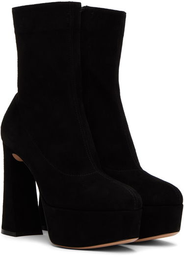 Tenisice i cipele Gianvito Rossi Suede Platform Ankle Boots Crna | G73174.70RIC.CAM, 3