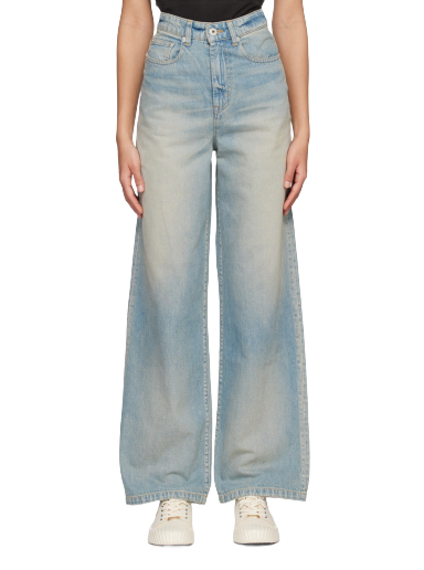 Jeans KENZO Paris Bleached Jeans Plava | FD52DP2126B3