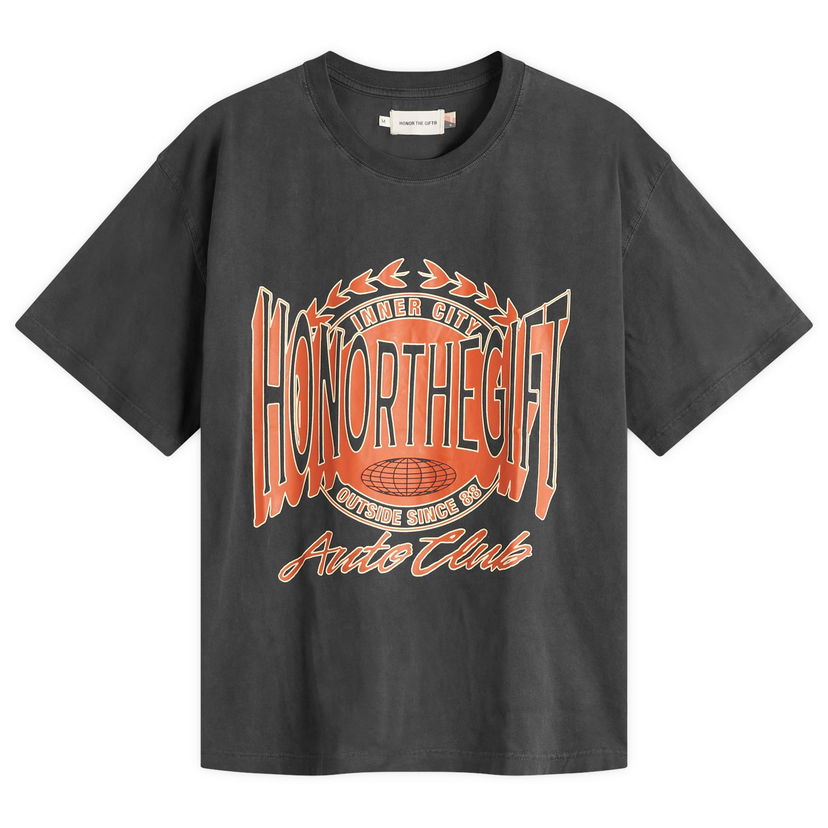 Majica kratkih rukava Honor The Gift Honor the Gift Honor Club T-Shirt Crna | HTG250149-BLK