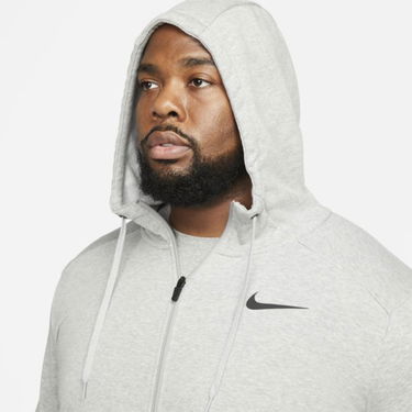 Dukserice Nike Dri-FIT Full-Zip Training Hoodie Siva | CZ6376-063, 0