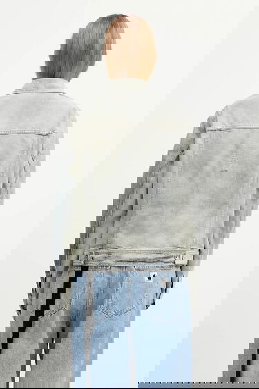 Jakna Rick Owens Rick Owens DRKSHDW Trucker Worker Denim Jacket Plava | DS02E7701.DMP, 2