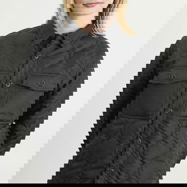 Jakna TAION Quilted Zip Over Shirt Crna | TAION-109SHML-1-BLK, 5