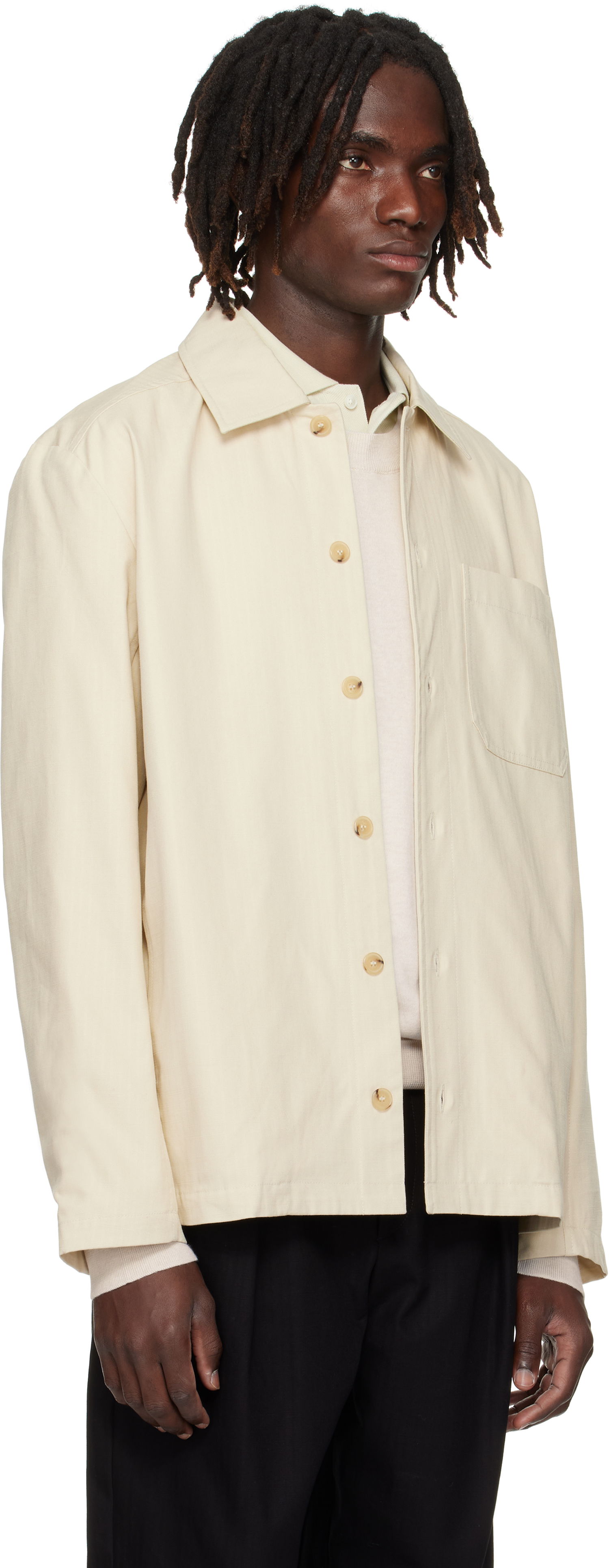 Jakna A.P.C. A.P.C. Jeffray Jacket Bijela | COHHW-H02991, 1