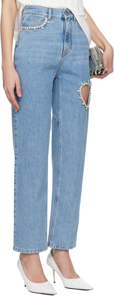 Jeans Area AREA Crystal Heart Cutout Jeans Plava | 0000PA0069DE01, 1