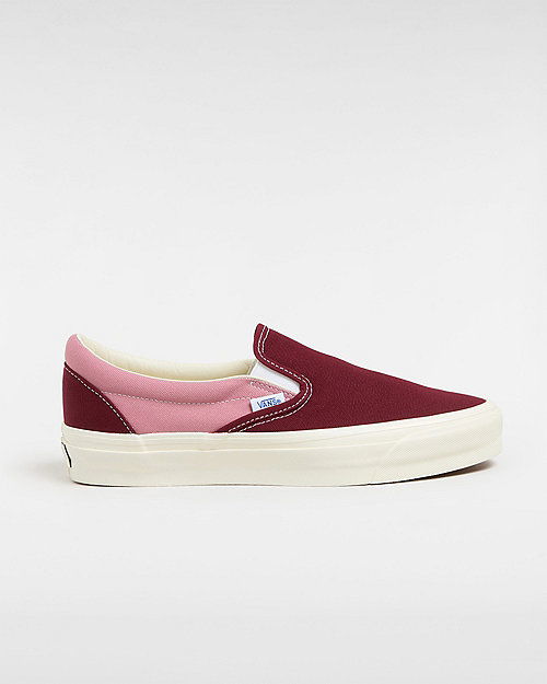 Tenisice i cipele Vans Premium Slip-on 98 Shoes (maroon/pink) Unisex Pink, Size 2.5 Tamnocrvena | VN000CSE5T2