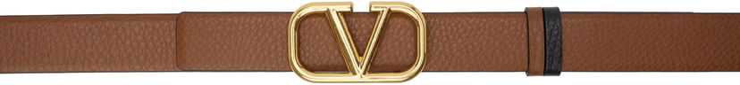 Pojasevi Valentino Valentino Garavani VLogo Signature Reversible Belt Smeđa | 6Y2T0T47VBC