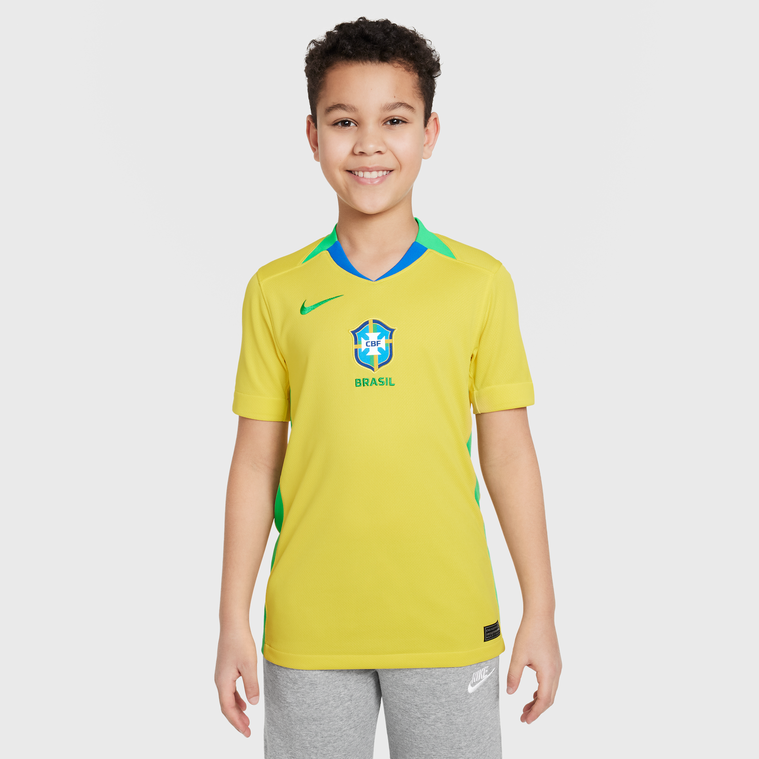 Dres Nike Brazil Stadium 2025 Dri-FIT Replica Jersey Žuta | FZ9194-718, 0