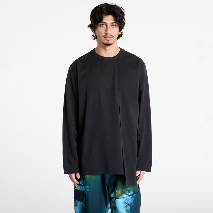 Majica kratkih rukava Y-3 Y-3 Premium Long Sleeve Top Crna | JN4944