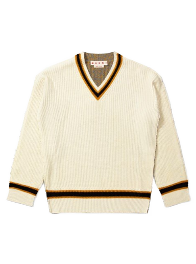 Džemper Marni V-neck Sweater Bež | CVMG0081Q0-MXW08