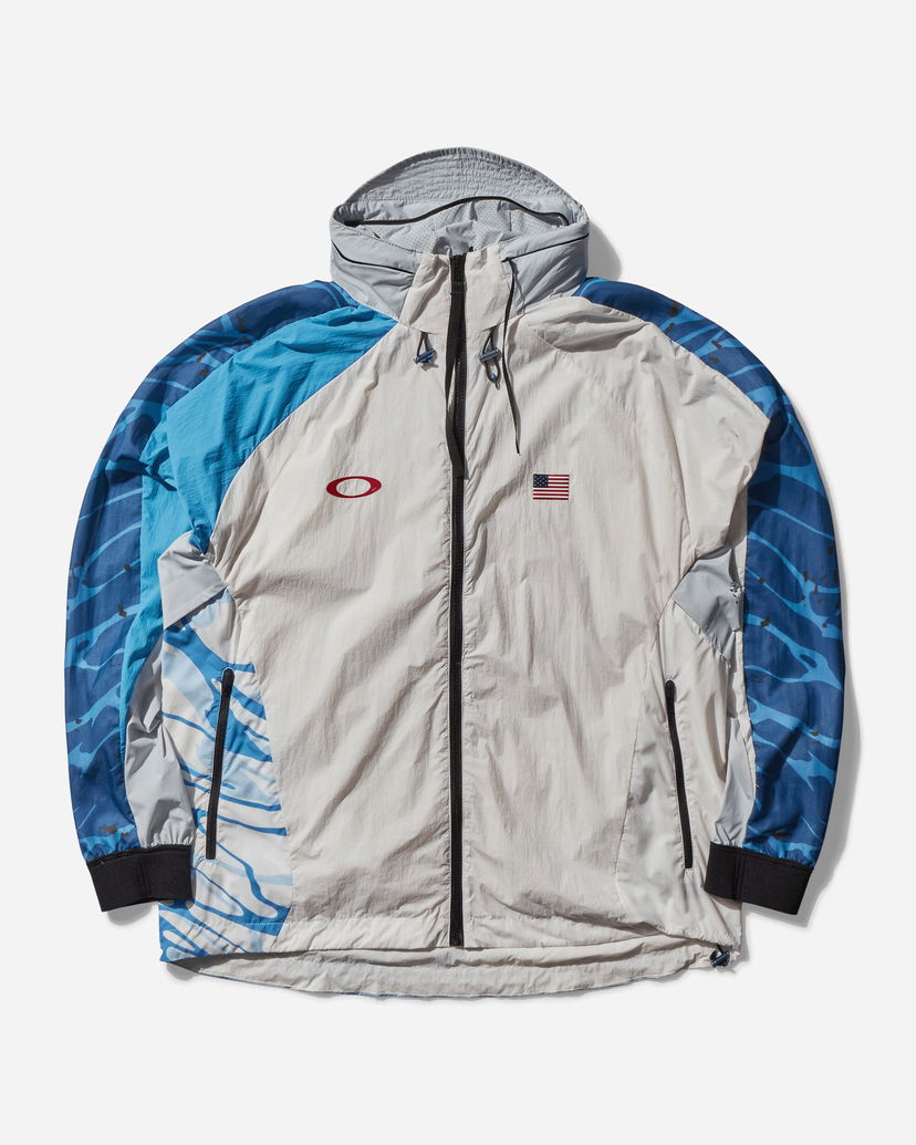 Vjetrovka OAKLEY Team USA Surfing Windbreaker Siva | FOA407810 231