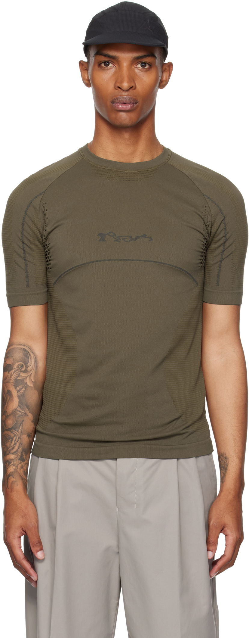 Majica kratkih rukava ROA ROA Seamless T-Shirt Zelena | RBMW0438YA62