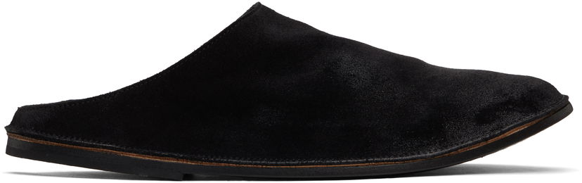 Odjeća Marsèll Marsèll Strasacco Suede Mules Crna | MM3156 P024666