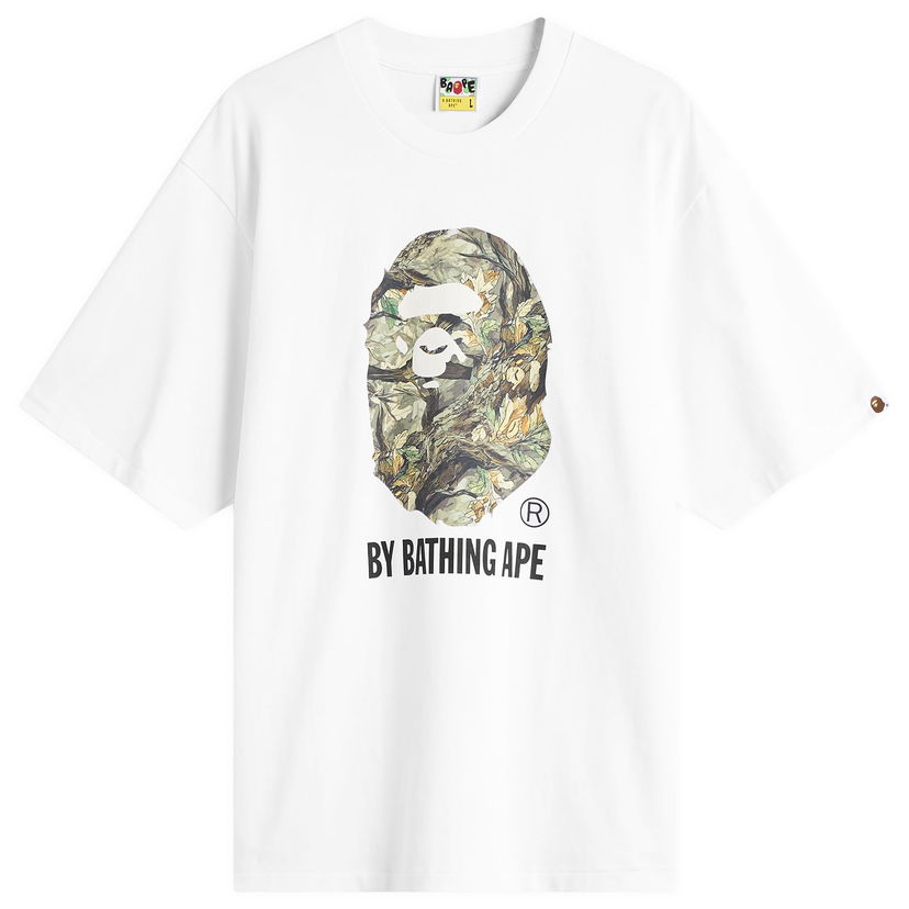 Majica kratkih rukava BAPE Tree Edge Camo Graphic T-Shirt By Bathing Ape Bijela | 001TEL801304M-WHT