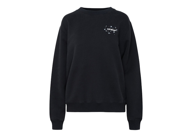 Dukserice Off-White Cotton Sweatshirt Black Crna | OWBA055F23JER0041001