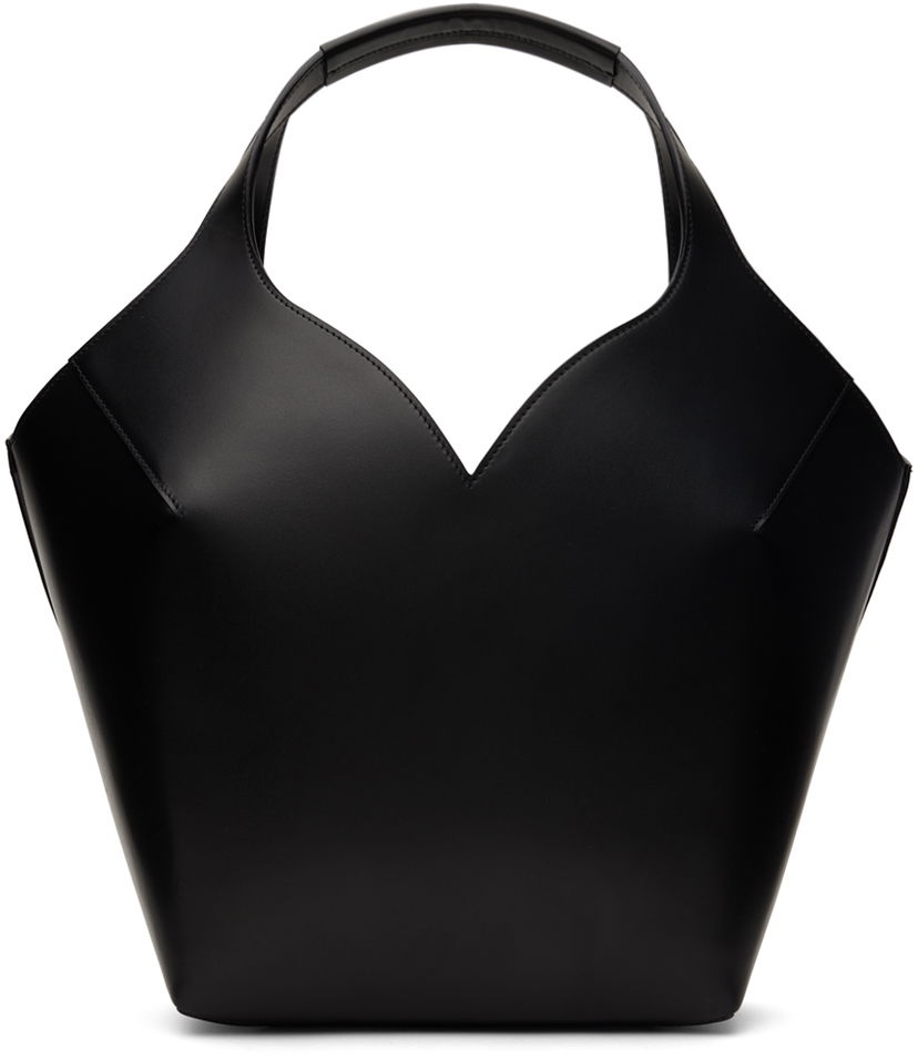 Tote bag We11done Small Dart Touch Leather Bag Crna | WD-AB0-24-493-U-BK