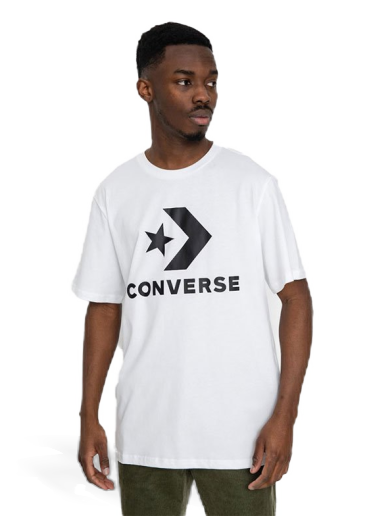 Majica kratkih rukava Converse Standard Fit Logo Star Chevron Bijela | 10025458-A03