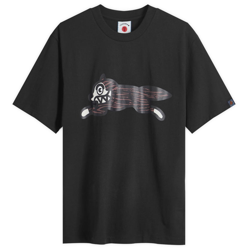 Majica kratkih rukava BBC IceCream Woodgrain Running Dog Graphic Tee Crna | IC24345-BK