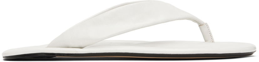 Odjeća BY FAR BY FAR Dasha Flip-Flops Bijela | MWFFО001CL034WH025PL