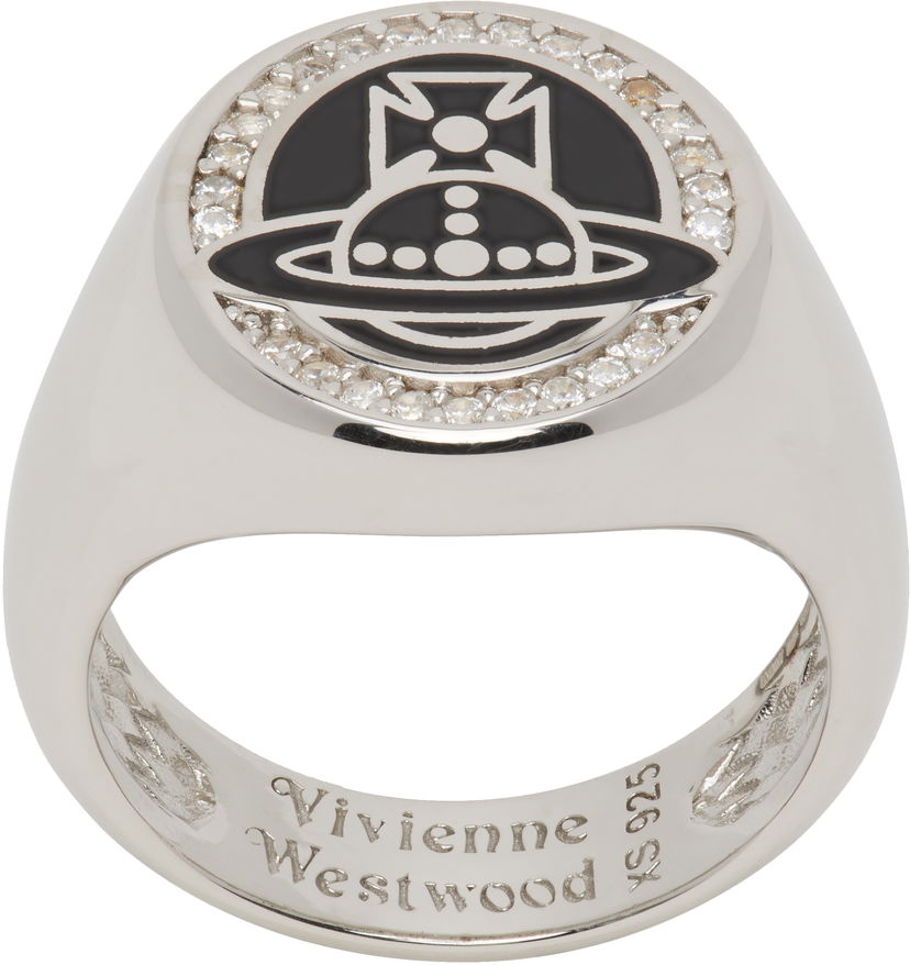 Prsten Vivienne Westwood Vivienne Westwood Silver Sussex Ring Metalik | 64040186-01P586-