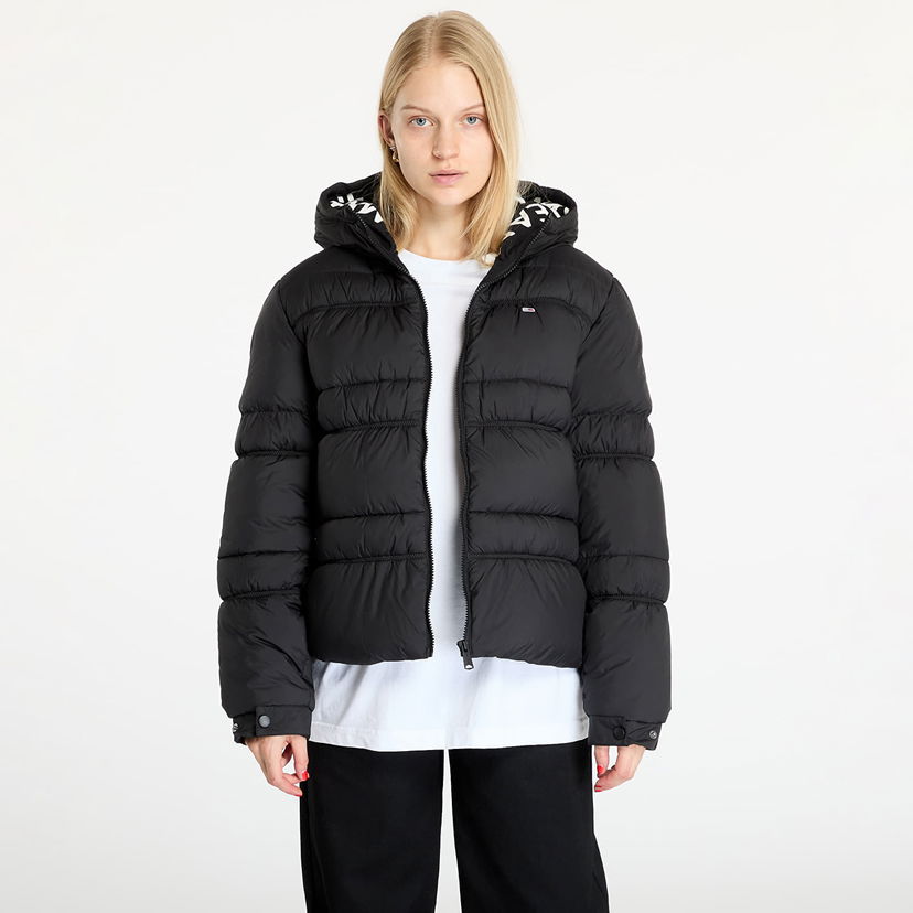 Jakna Tommy Hilfiger Quilt Rouch Tape Jacket Black Crna | DW0DW20389 BDS