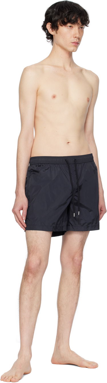 Kupaći kostimi Moncler Moncler Logo Patch Swim Shorts Crna | K10912C0000353326, 4