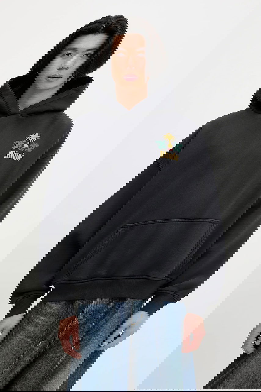 Dukserice Rhude Rhude Tabaco Graphic Hoodie Crna | RHSS25HO03012, 0