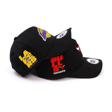 Kapa New Era Chicago Bulls NBA Side Patch 9FORTY A-Frame Adjustable Hat Crna | 60595220, 7