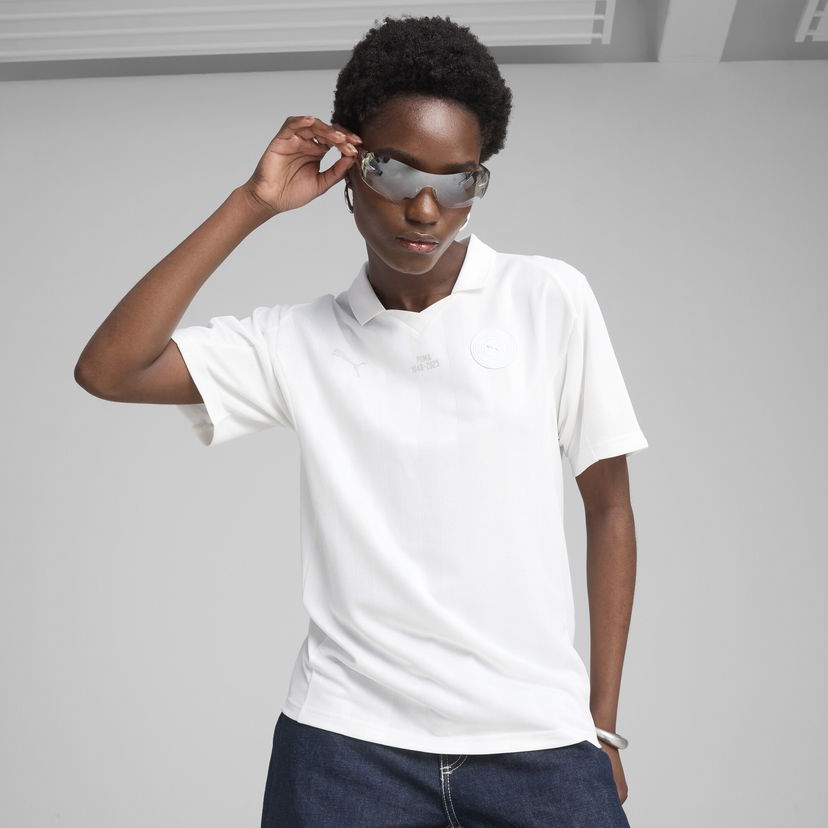 Polo majica Puma IndividualRISE Football Jersey Bijela | 660039_10