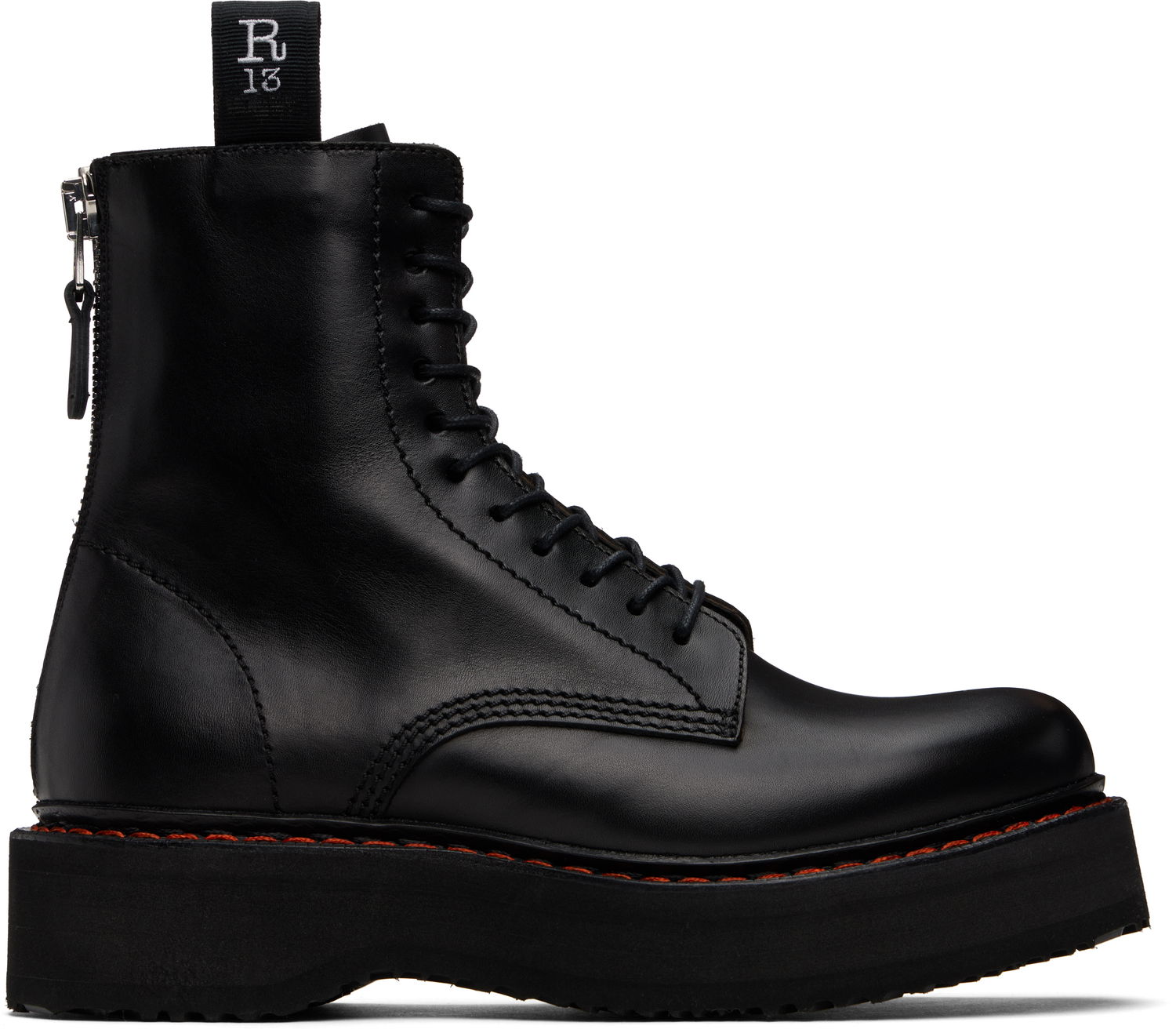 Odjeća R13 R13 Single Stack Boots Crna | R13WS025-S001A, 0