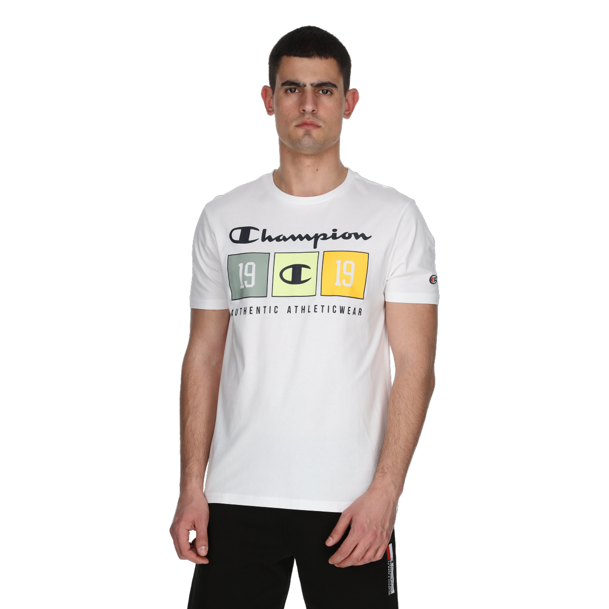 Majica kratkih rukava Champion Crewneck Graphic Print T-Shirt Bijela | 221479-WW001, 0