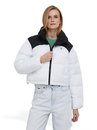 Pernata jakna CALVIN KLEIN Puffer Jacket Bijela | J20J221379