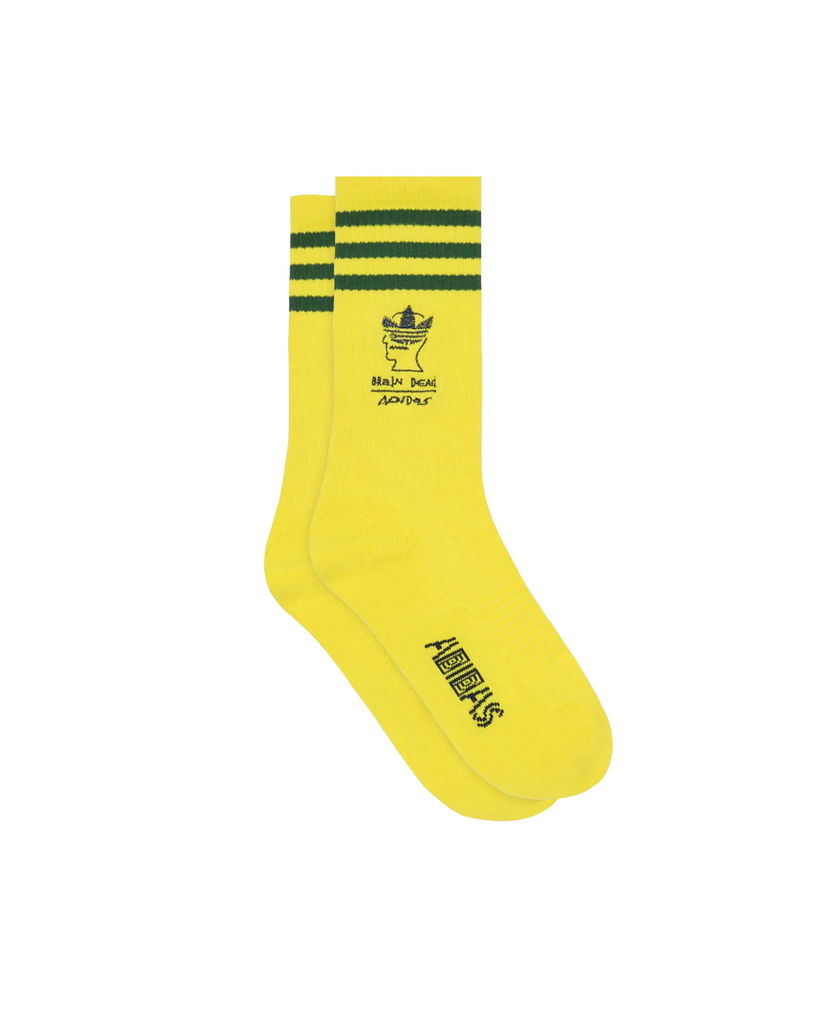 Čarape adidas Originals BRAIN DEAD Socks Žuta | JN7154