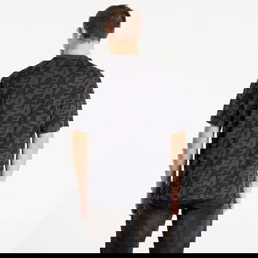 Majica kratkih rukava Emporio Armani T-shirt Train Logo Series Polar Logo All-Over Print Crna | 7M000980AF10378U8117, 2