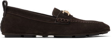 Tenisice i cipele Versace Suede Driver Loafers Smeđa | 1017072_1A09892, 0