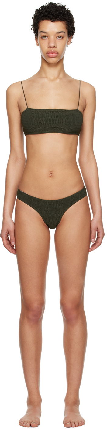 Kupaći kostimi TOTEME TOTEME Smocked Bikini Zelena | 232-899-795 / 232-878-795