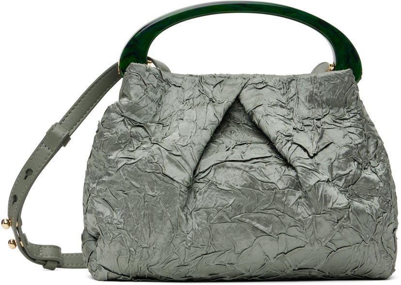 Ručna torbica Dries Van Noten Dries Van Noten Small Folded Crushed Bag Zelena | 251-011524-1428