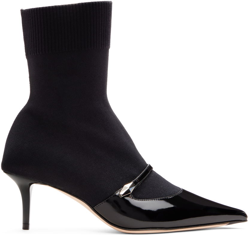 Čarape Jimmy Choo Jimmy Choo Carolyn 60 Sock Boots Crna | CAROLYN AB 60 HIY
