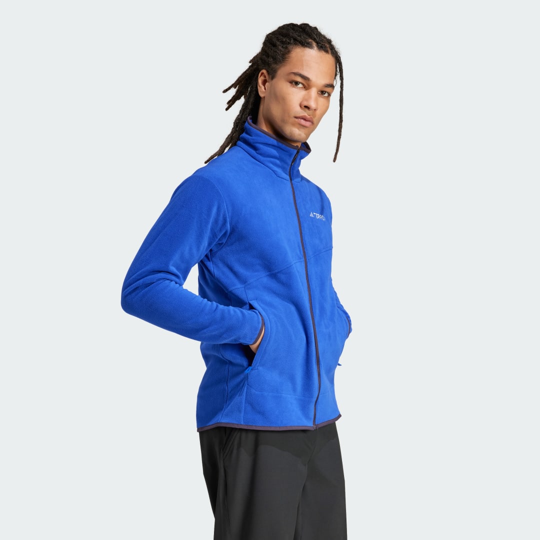 Dukserice adidas Performance Terrex Multi Full-Zip Fleece Jacket Plava | JC9613, 0